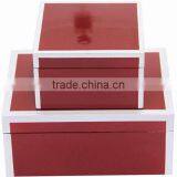 Vietnam Lacquer Box/ Wholesale Lacquered Box With White Line thumbnail-3