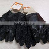 DDSAFETY Hot Sale Black PVC Gloves thumbnail-4