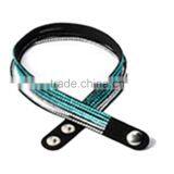 PU Leather Bracelet, Hot Sale Gift Leather With Crystal Gem Decoration thumbnail-4