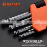 Professional 9pcs Short Ball Point Hex Key Wrench thumbnail-2