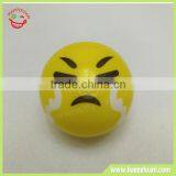 2017 Cheap Fashion PU Weepy Emoji Anti-stress Ball ,PU Sponge Foam Ball for Kids thumbnail-1