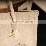 Fashion Shopping Nature Jute Tote Bag With Round Handle thumbnail-6