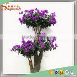 Wholesale Plastic Bonsai With China Imported Fabric Artificial Silk Rose Flowers Tree thumbnail-2