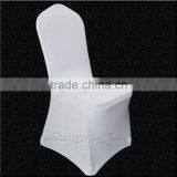 100 PCS Universal White Stretch Polyester Spande Wedding Party Chair Covers for Weddings Banquet Hotel Decoration Decor thumbnail-5