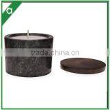 Multi Sizes of Scented Candle in Marble Vessel With Lid thumbnail-3