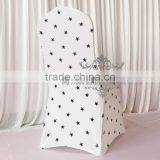 Star Printed 210 GSM Spandex Lycra Chair Cover Banquet Chair Cover thumbnail-2