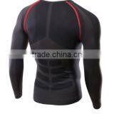 2016 Men Running Cycling Tight Sportswear Long Sleeve Breathable Quick-Dry Basketball Jersey Compression Shirt thumbnail-6