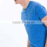New Design of t Shirt, Round Neck With Button , 100% Coton Fabric, Raglan Sleeve thumbnail-3