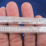 SILVER CHAIN Filled With Crystal Delicate PAYAL Anklets Pair thumbnail-4