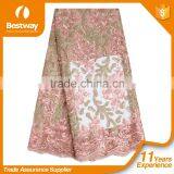 Bestway Cheap Embroidery Lace Fabric Dubai Bridal French Lace Fabric Wedding Dress FL1369-1 thumbnail-2