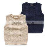 Kids Clothes Child Sweater Sleeveless Pullover Knitting Design Kids Vest thumbnail-2
