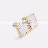 Zm34537a Cheap Gold Paletd White Turquoise Earrings Women thumbnail-2