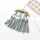 S33570W Loose Cotton Children Blouses for Girls Tops Summer 2017 New Vest Blouse thumbnail-3