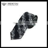 Wholesale Fashionable Musical Notes Printed Tie thumbnail-1