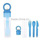 Plastic Utensil Set With Bottle Opener - Utensils Included Are Spoon, Fork and Knife and Comes With Your Logo thumbnail-3