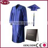 Custom Wholesale Blue Graduation Cap and Gown thumbnail-2