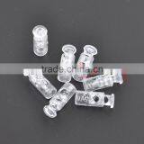 Transparent Plastic Round Ball Cord Lock End Toggles Spring Clip Stoppers 4mm Shoelace Bungee Shock Cord K-334 thumbnail-3