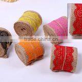 Linen Ribbon/Bud Silk Linen Volume/Linen Lace Band thumbnail-2
