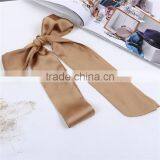 Polyester Multifunction Skinny Scarf Khaki Choker thumbnail-3