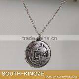 Carribean Sea Marine Style Metal Antique Silver Pendant thumbnail-5