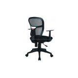 Black Fabric Mesh Computer Office PC Chair thumbnail-3