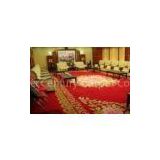 Stylish Red Hand Tufted Carpet For Hotel , 100% Nylon Patterns