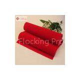 Upholstery Flocked Velvet Fabric For Electronic Accessories / Flocking Cloth Material