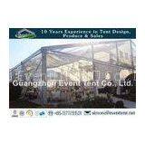 All Sizes Luxury Clear Span Tent Outside Customized With Simple Cassette Flooring