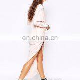 Plunge Neck Short Front Long Back Top Women Sexy Tops thumbnail-3