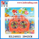 magnetic plastic wind up animal fishing game