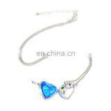 Pure Handmand Oil Bottle Heart Necklace thumbnail-1