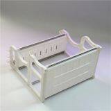 Hot Sell Plastic Storage, Plastic Shelf With Stainless Bar, Kitchen Storage Shelf thumbnail-4