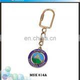 High Quality Custom Glacier Metal Epoxy Keychain Spinner thumbnail-1