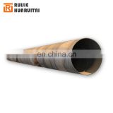 Carbon steel SSAW 3PE coated steel pipe transfer water SSAW carbon steel pipe