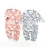 RTS Baby Toddler Newborn Rainbow Romper Winter Jumpsuits Sweater Romper thumbnail-1