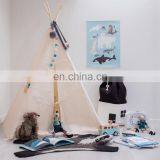 Kids Toy Storage Canvas Bags Duffle Storage Household Toy Bag With Drawstring Pouch Accessory for Toy Tent of Kids Room thumbnail-6