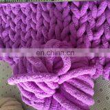 YUAN Factory WHOLESALE DIY Chenille Chunky Knit Giant Yarn thumbnail-2