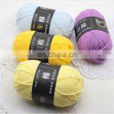 Free Samples Various Colors Soft Worsted Knitting Baby Yarn Thick Milk Cotton Yarns With 4ply thumbnail-4