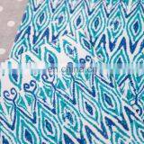 2019 Amazon New Design Peacock Blue Digital Printed Table Runner for Weddings Party Banquet thumbnail-6