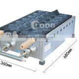 Most Popular 6 Pieces Gas Taiyaki Grill Fish Shape Cake Machine in Stock thumbnail-6