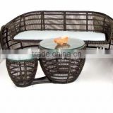 Synthetic rattan living room set
