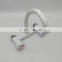 Wall Mount Kitchen Basin Double Handle Kitchen Mixer Faucet Water Plastic Faucet thumbnail-4