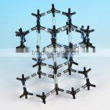 Crystal Structure Model Graphitel(three Unit) The Crystal Structure Model of Graphite thumbnail-1