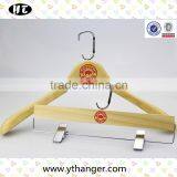 Black Matched Wooden Hanger for Luxury Clothes thumbnail-2