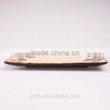 American Pastoral Style Stoneware 16pcs Dinnerware Set With Flower Design thumbnail-3