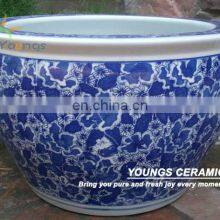 Big Size Chinese Blue and White Ceramic Tree Planters Pots for Wholesale thumbnail-1