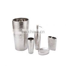 Modern Design Silver 5 Pieces Bathroom Set thumbnail-1