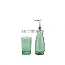 Home Hotel Decorative Cheap Colored Glass Dispenser Pump Bottle of Liquid Soap thumbnail-2