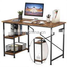 Home Office Furniture Workstation Simple 1 Shape Metal Adjustable Computer Study Table Modern Office Executive Desk thumbnail-1
