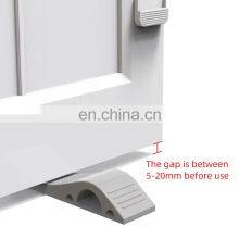 Floor Types and Carpet Jam Wedge Sliding Door Stops Holder Rubber Door Stopper Security Door Stop Wedge